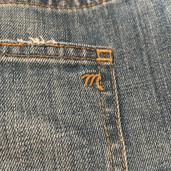 Madewell A Line denim skirt - Picture 6 of 9